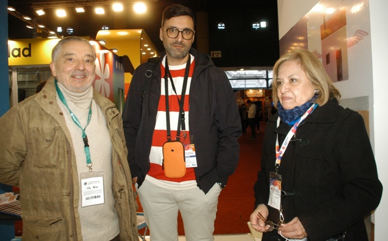 Danilo Albero,Victor Mascato y Nelly Espiño, 3 mayo, 46 Feria del libro 2022